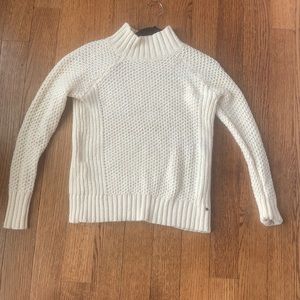 American eagle white knit sweater. Size xs